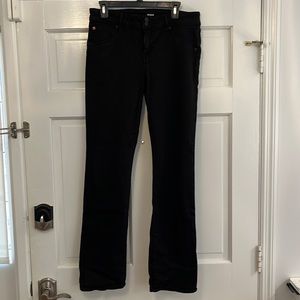 Hudson Beth Baby Boot Black Jeans, Size 32